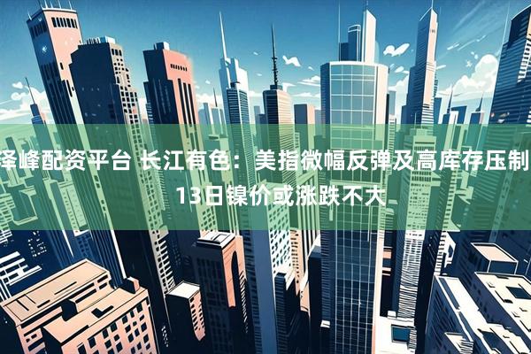 泽峰配资平台 长江有色：美指微幅反弹及高库存压制      13日镍价或涨跌不大